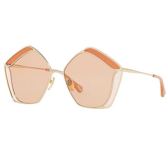 Chloé CH0026S Gemma metal & acetate pentagon frame sunglasses w/ case
MSRP $530 main image 11